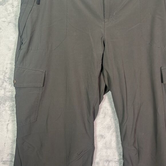 Eddie Bauer Charcoal Fleece Lined Cargo Pants Size 18 Short - Picture 7 of 13